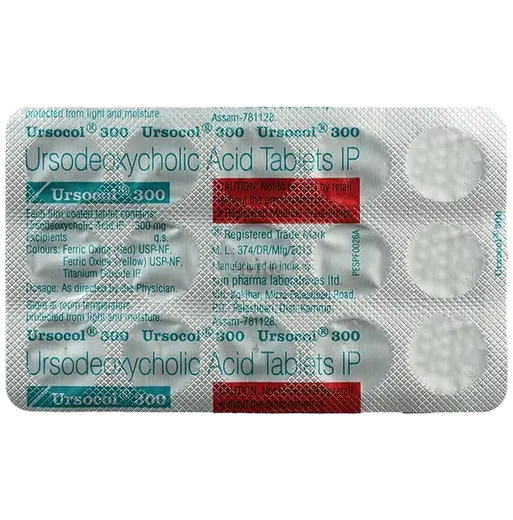 ursocol 300mg tablet 15's